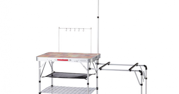 新品未使用Coleman Compact Kitchen Table Amazon.co.jp: Coleman Camp Kitchen Deluxe Kitchen Table with